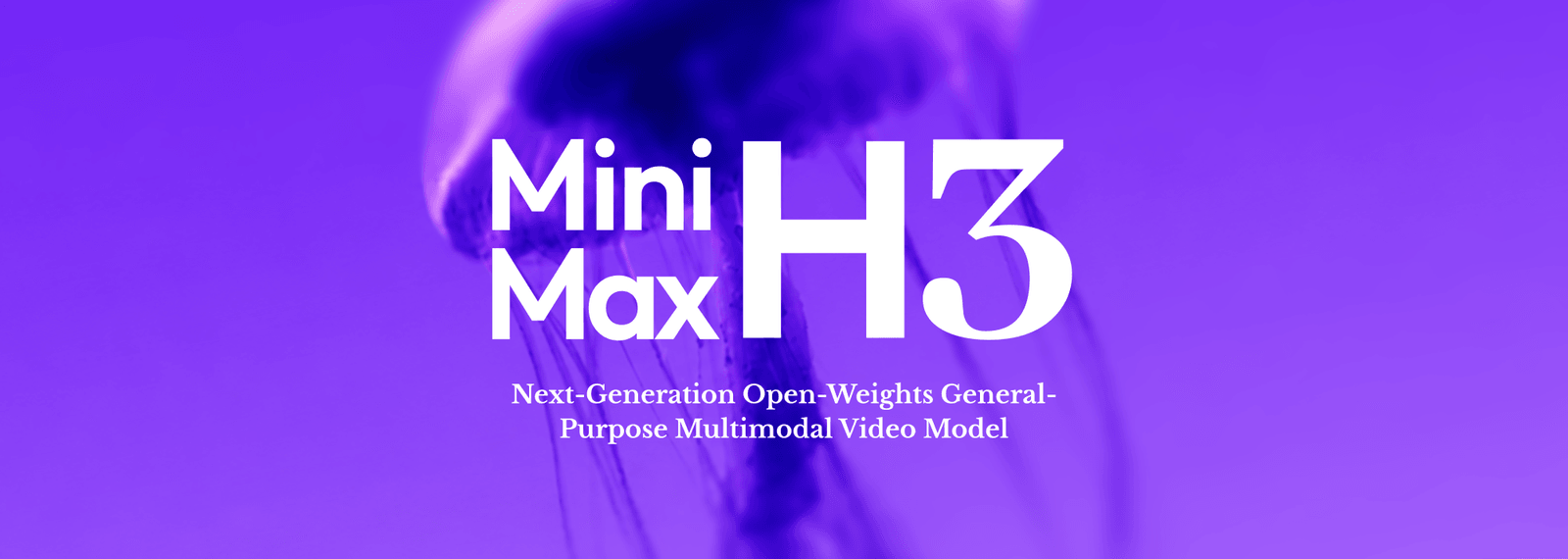 MiniMax H3 多模态生成模型示意图