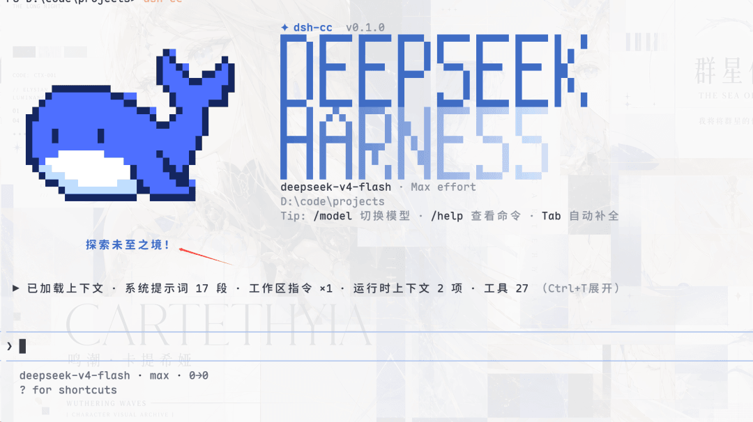 社区开发者做的 DSH TUI